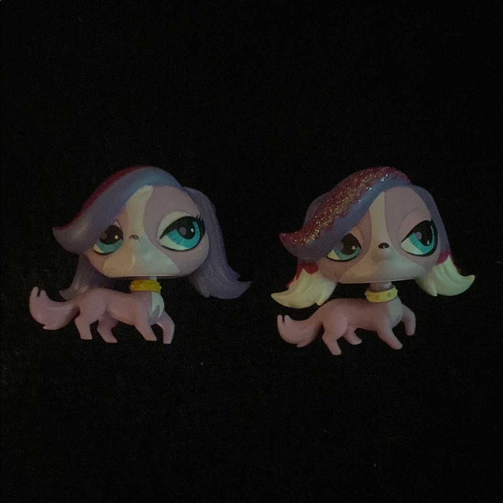 LPS gen 3 dog with glitter variation